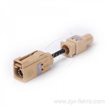 Single FAKRA Straight Female Connectors